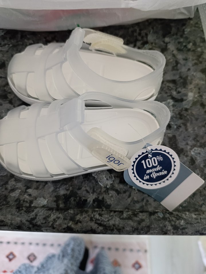 Igor Beyaz İlk Adım Ayakkabısı Velcro - Görsel 3