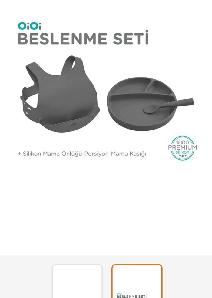 Yemek önlüğü ve tabak - Görsel 2