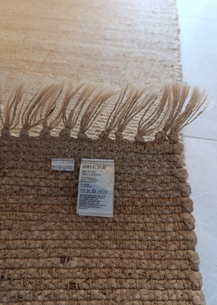 HM Home ikili jüt kilim - Görsel 5