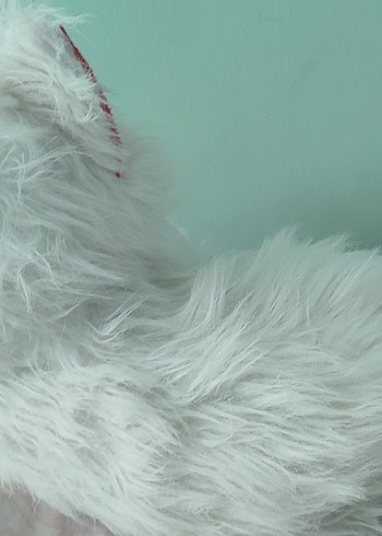 Beden Renk Beyaz Peluş Oyuncak kedi sesli