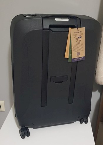  Beden Siyah Fermuarlı Erkek Valiz samsonite valiz