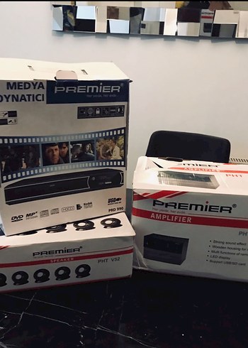 Premier Siyah Projeksiyon ve Amplifikatör 5+1