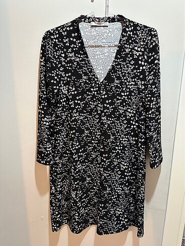 Mango Çiçek Desenli Mini Elbise