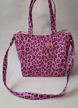 Pembe Leopar Çanta 
