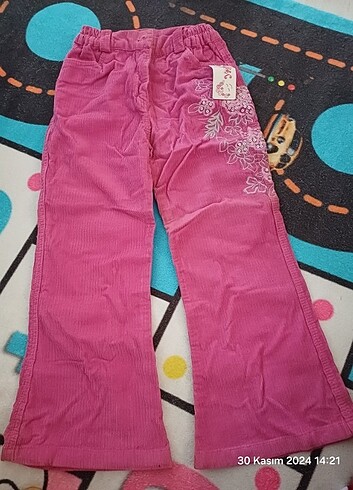 H&M Kız çocuk kadife pantolon