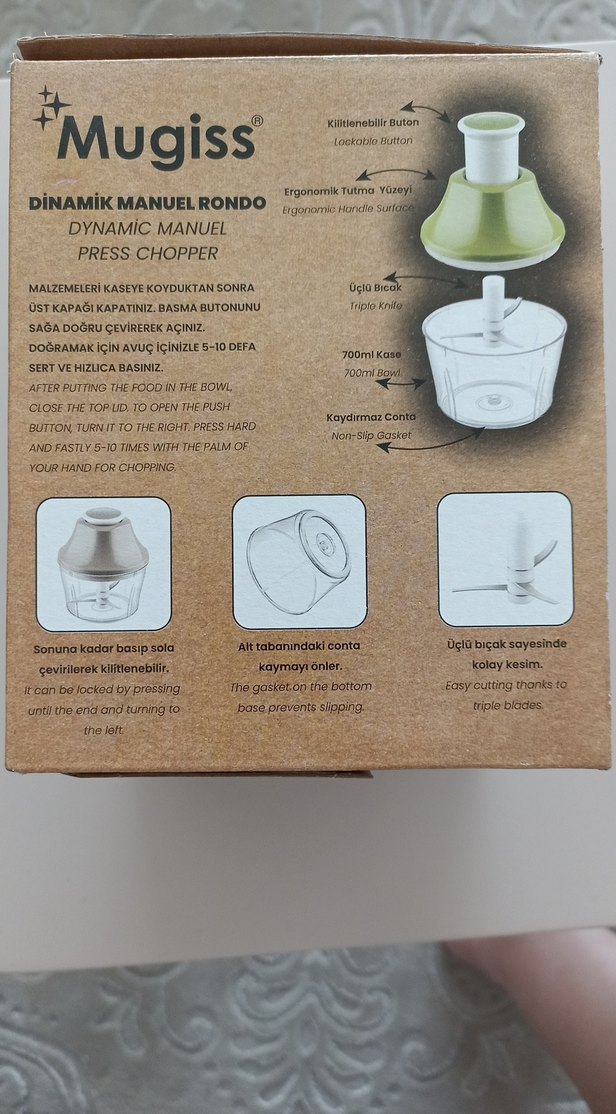 Mugiss Dinamik Manuel Rondo Plastik Doğrayıcı - Görsel 2