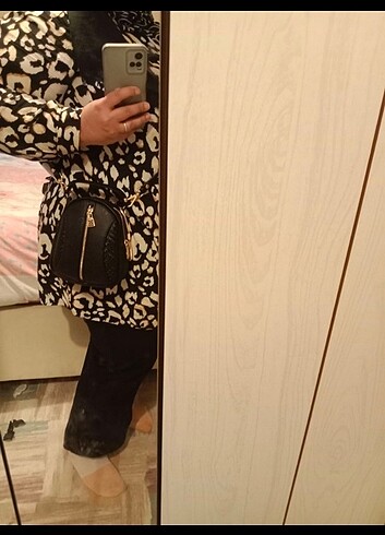 Beden siyah Renk Pierre Cardin askılı çanta