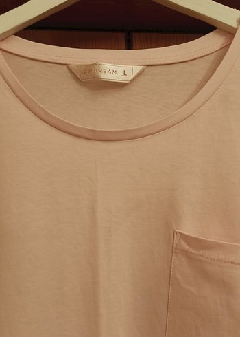 Pembe j Pastel Hamile ve Emzirme Gecelik - Görsel 5