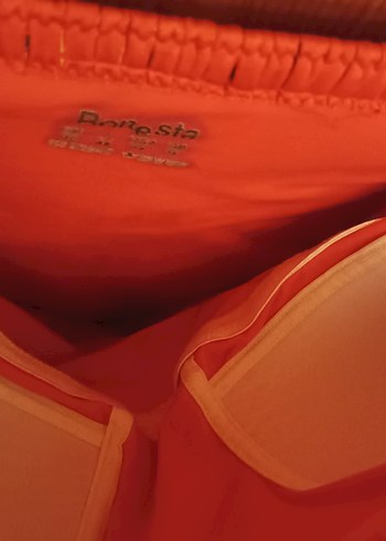 Püsküllü Kırmızı kadın Mayo (Bonesta marka) - Görsel 8