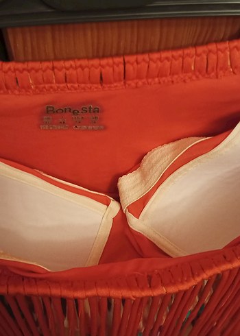 Püsküllü Kırmızı kadın Mayo (Bonesta marka) - Görsel 7