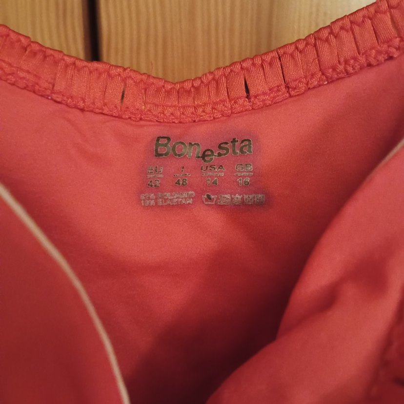 Püsküllü Kırmızı kadın Mayo (Bonesta marka) - Görsel 4