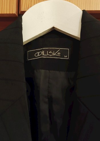 Siyah Düğmeli Kadın Blazer Ceket - Görsel 4