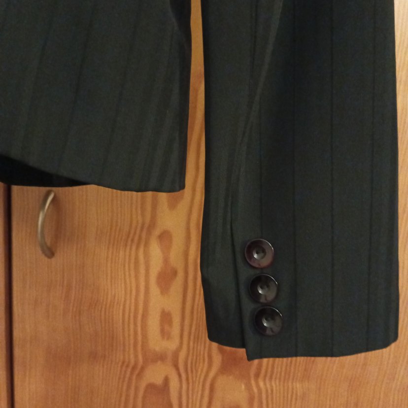 Siyah Düğmeli Kadın Blazer Ceket - Görsel 5