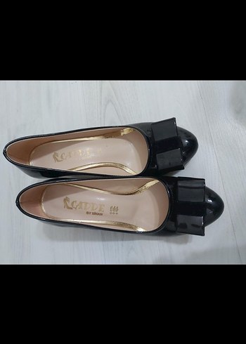 Siyah Fiyonklu Kadın Stiletto - Görsel 2