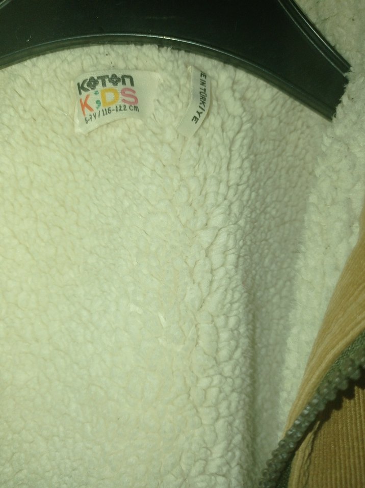 Erkek Çocuk Peluş Astarlı Kahverengi Ceket - Görsel 3