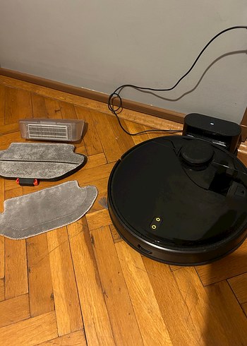 Siyah Xiaomi mi Akıllı Robot Süpürge - Görsel 3