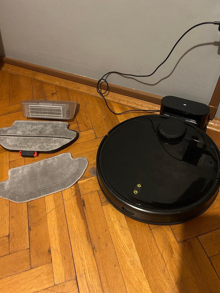 Siyah Xiaomi mi Akıllı Robot Süpürge - Görsel 3