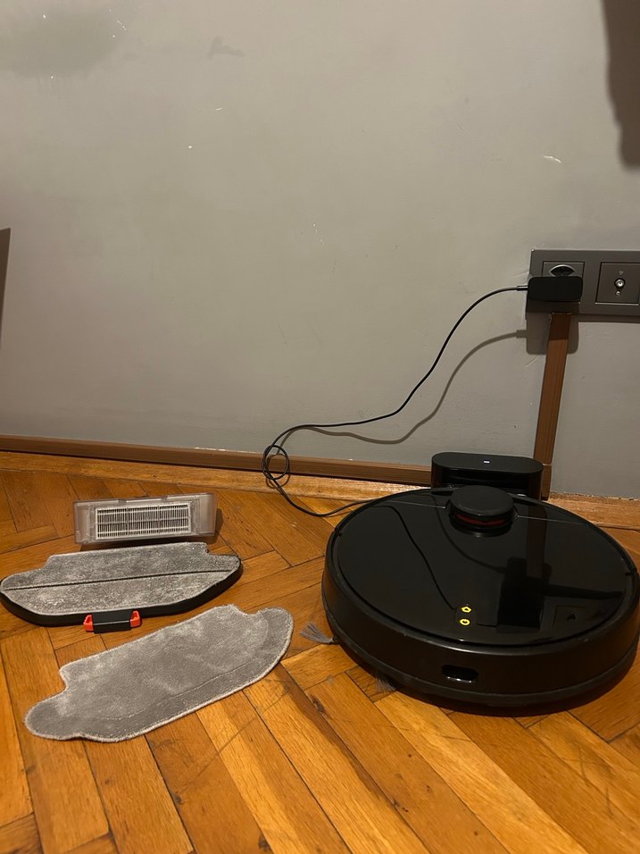 Siyah Xiaomi mi Akıllı Robot Süpürge - Görsel 2
