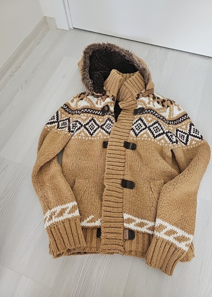 Erkek Kalın Hırka - Görsel 2