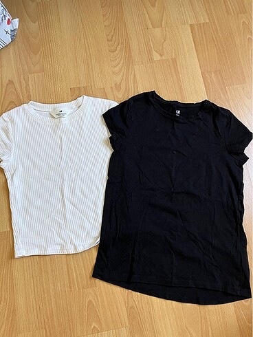 H&M 2 adet 9 yaş tshirt