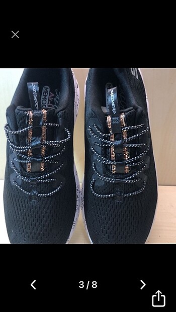 38 Beden siyah Renk Skechers kadın