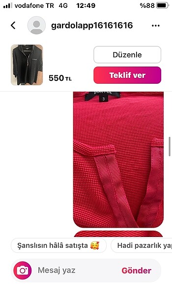 DÖRTEL Dörtel bluz