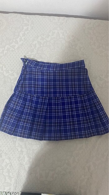 Çizgili mini etek