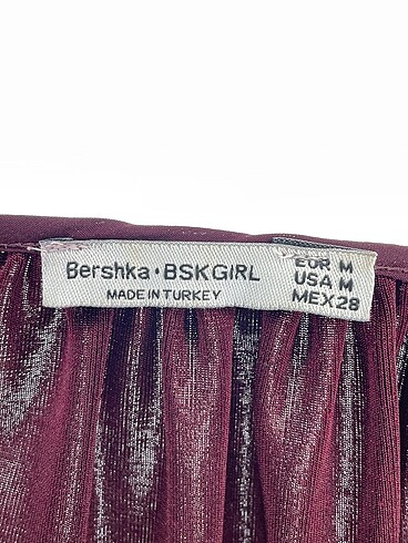 m Beden bordo Renk Bershka Askılı %70 İndirimli.