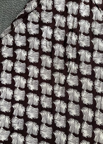 Bohem Tarzı Batik Desenli Pileli Midi Etek - Görsel 2