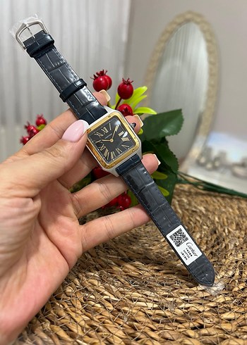 CARTIER SANTOS UNISEX ETA PİLLİ (QUARTZ) SAAT - Görsel 3