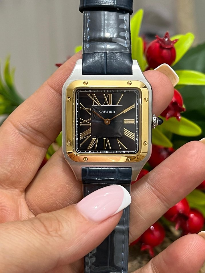 CARTIER SANTOS UNISEX ETA PİLLİ (QUARTZ) SAAT - Görsel 5