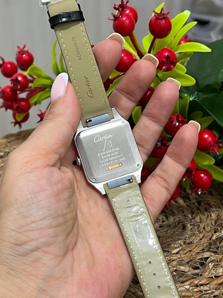 CARTIER SANTOS ETA PİLLİ (QUARTZ) KADIN SAAT - Görsel 4