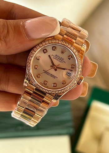 ROLEX DATEJUST KADIN 31 MM ETA PİLLİ (QUARTZ) SAAT - Görsel 6