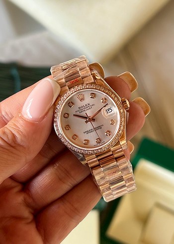 ROLEX DATEJUST KADIN 31 MM ETA PİLLİ (QUARTZ) SAAT - Görsel 5