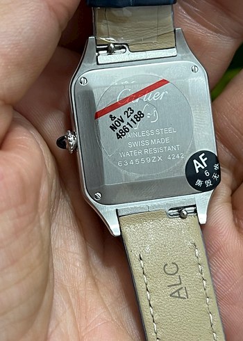 CARTIER SANTOS PİLLİ (QUARTZ) KLASİK SAAT - Görsel 2
