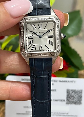 CARTIER SANTOS PİLLİ (QUARTZ) KLASİK SAAT - Görsel 5