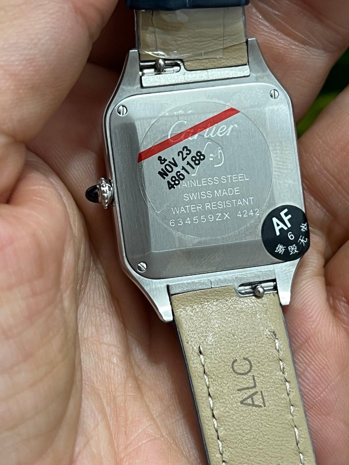 CARTIER SANTOS PİLLİ (QUARTZ) KLASİK SAAT - Görsel 2