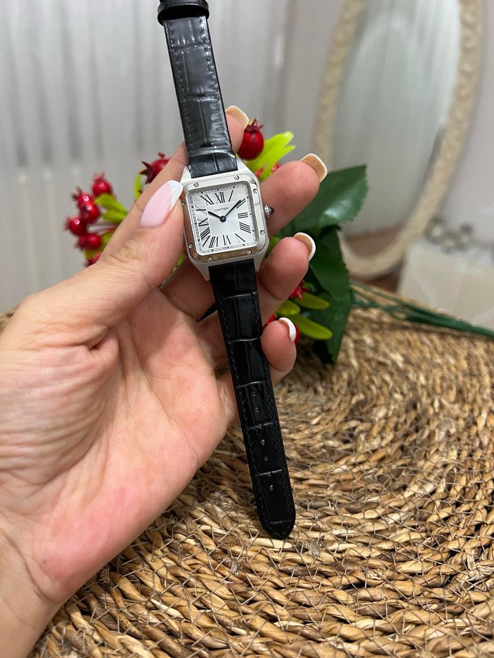 CARTIER SANTOS ETA PİLLİ (QUARTZ) UNISEX SAAT - Görsel 4