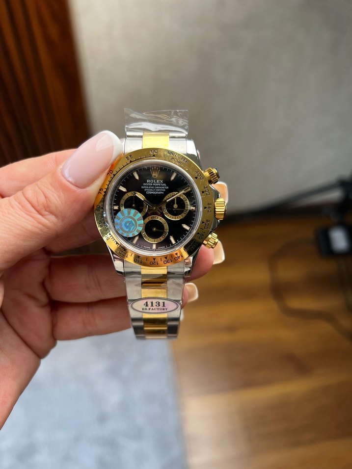 ROLEX DAYTONA ETA MEKANİZMA ÇİFT RENK KASA - Görsel 5