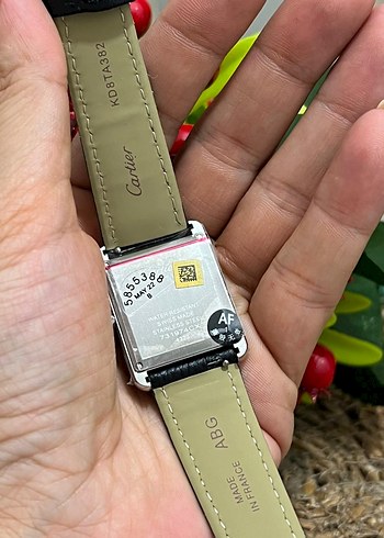 CARTIER TANK ETA PİLLİ (QUARTZ) KLASİK SAAT - Görsel 2