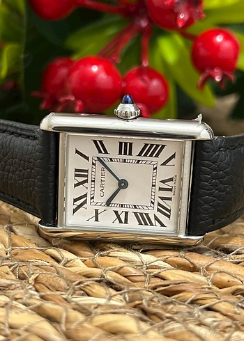 CARTIER TANK ETA PİLLİ (QUARTZ) KLASİK SAAT - Görsel 4