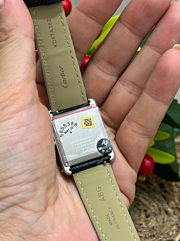 CARTIER TANK ETA PİLLİ (QUARTZ) KLASİK SAAT - Görsel 2