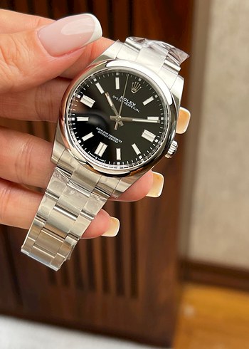 ROLEX OYSTER PERPETUAL SİYAH KADRAN ETA - Görsel 5