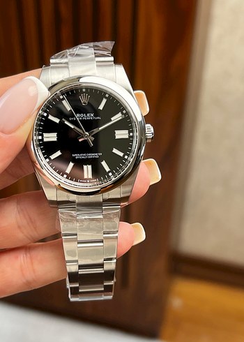 ROLEX OYSTER PERPETUAL SİYAH KADRAN ETA - Görsel 7