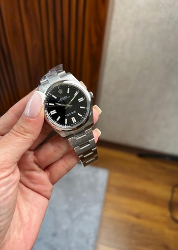 ROLEX OYSTER PERPETUAL SİYAH KADRAN ETA - Görsel 6