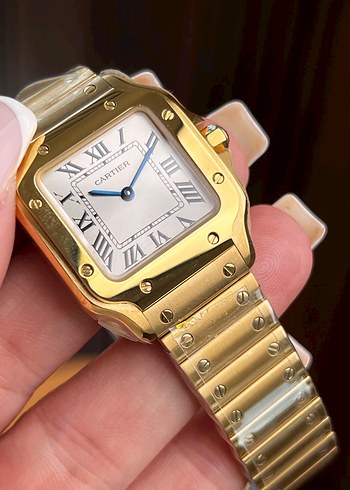 CARTIER SANTOS ALTIN RENK ETA KADIN - Görsel 8