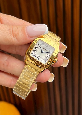 CARTIER SANTOS ALTIN RENK ETA KADIN - Görsel 7