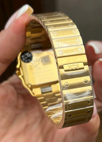 CARTIER SANTOS ALTIN RENK ETA KADIN - Görsel 5