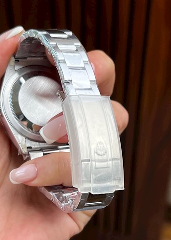 ROLEX OYSTER PERPETUAL ETA MEKANİZMA SİYAH KADRAN - Görsel 2