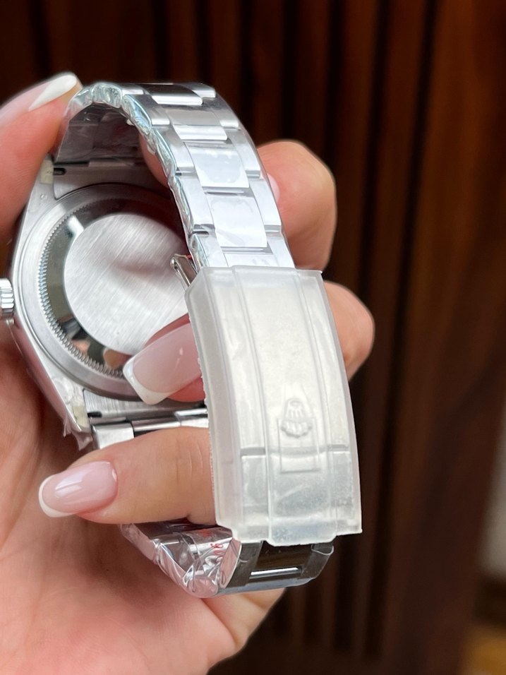 ROLEX OYSTER PERPETUAL ETA MEKANİZMA SİYAH KADRAN - Görsel 2